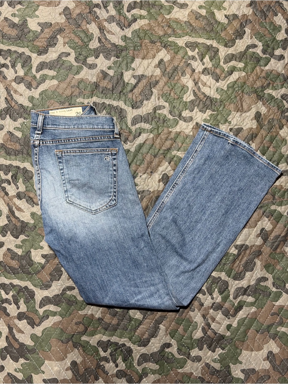 rag & bone Light Blue Boyfriend Jeans